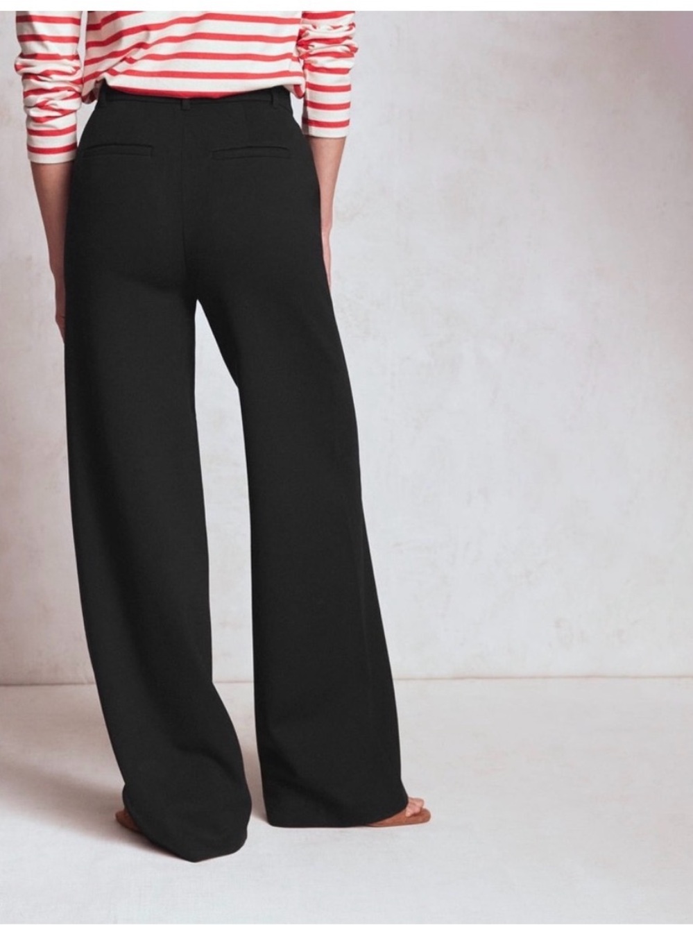 NWT Boden Belgravia Ponte Pants in Black Size 4 Long - Picture 3 of 9